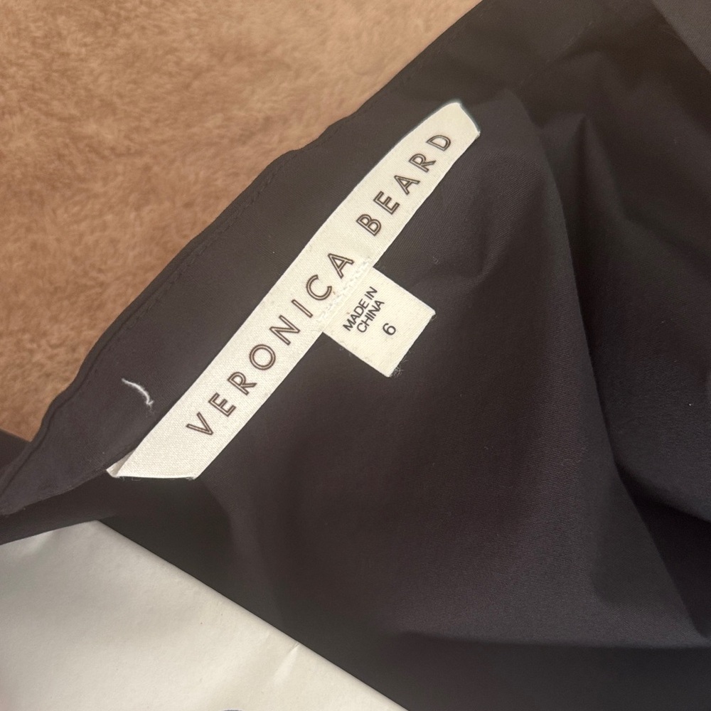 Veronica Beard Black Asymmetrical Dress - Picture 2 of 2